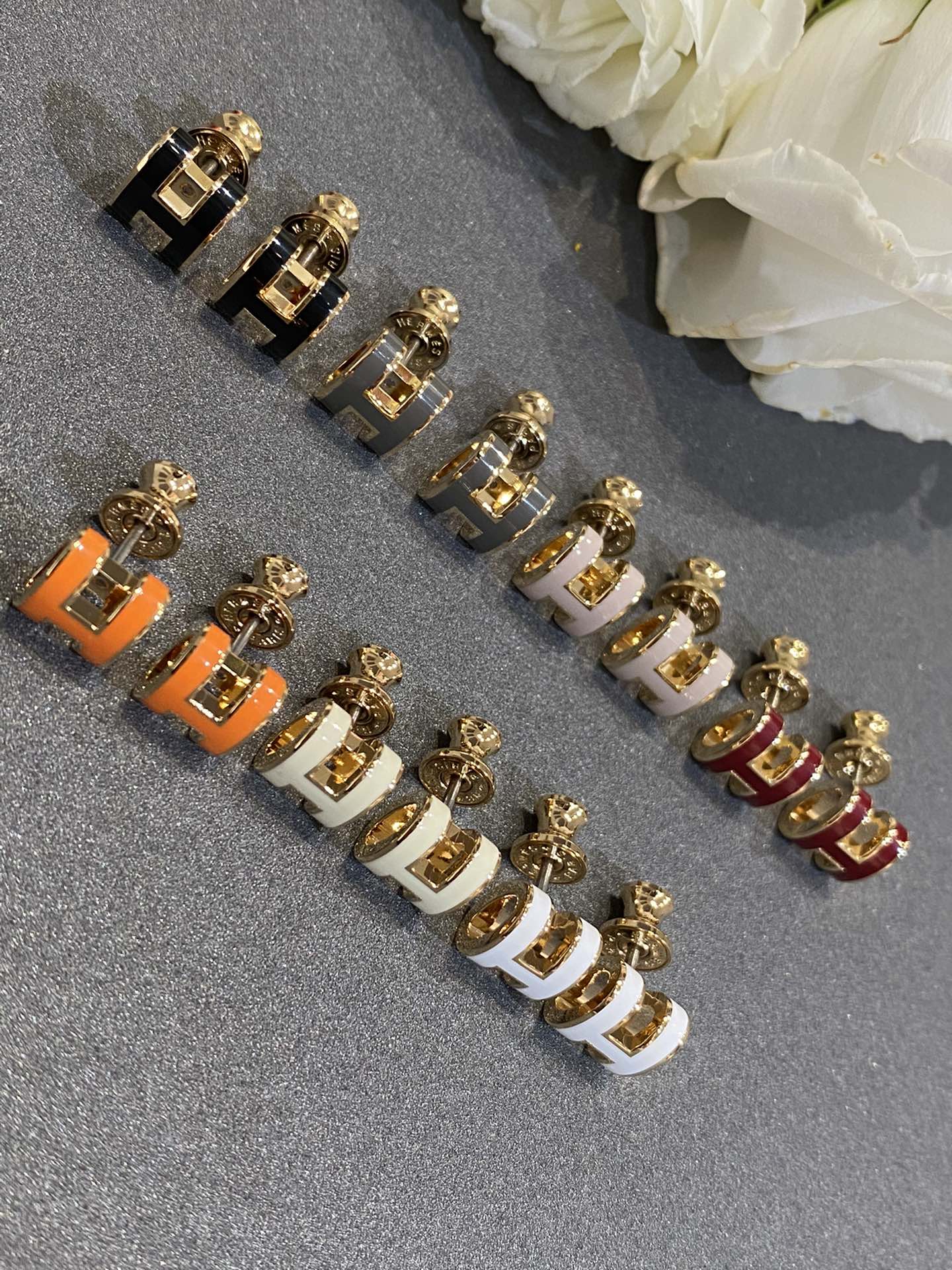 Серьги Hermes - Пусеты