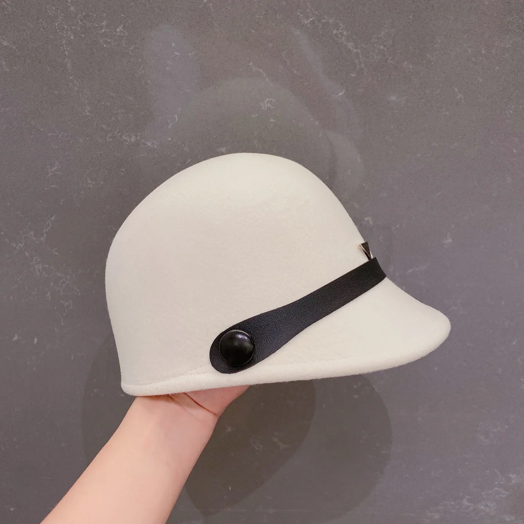 Prada - Шерстяная шляпа для верховой езды - Белая