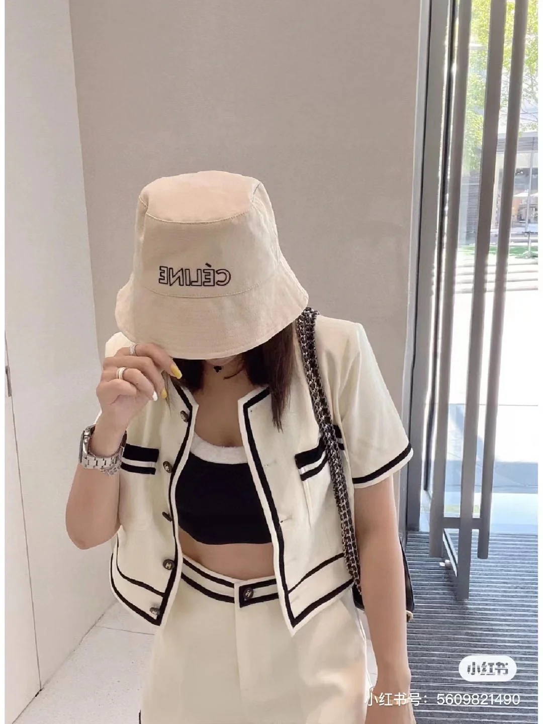 Двусторонняя панама Celine - 1 шт.