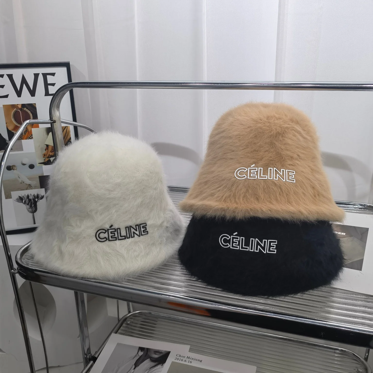 Celine - Плюшевая рыбацкая шляпа