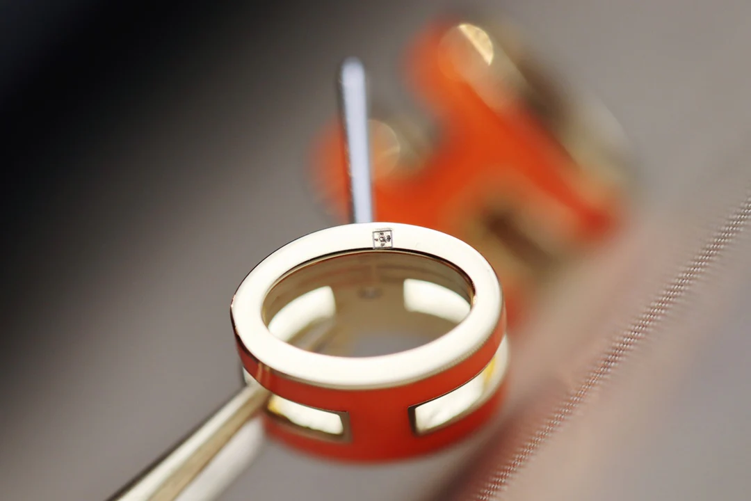 Серьги Hermes - застежки-гвоздики - 1