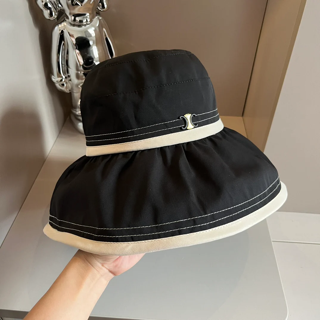 Celine - Новая простая и элегантная панама - Черная