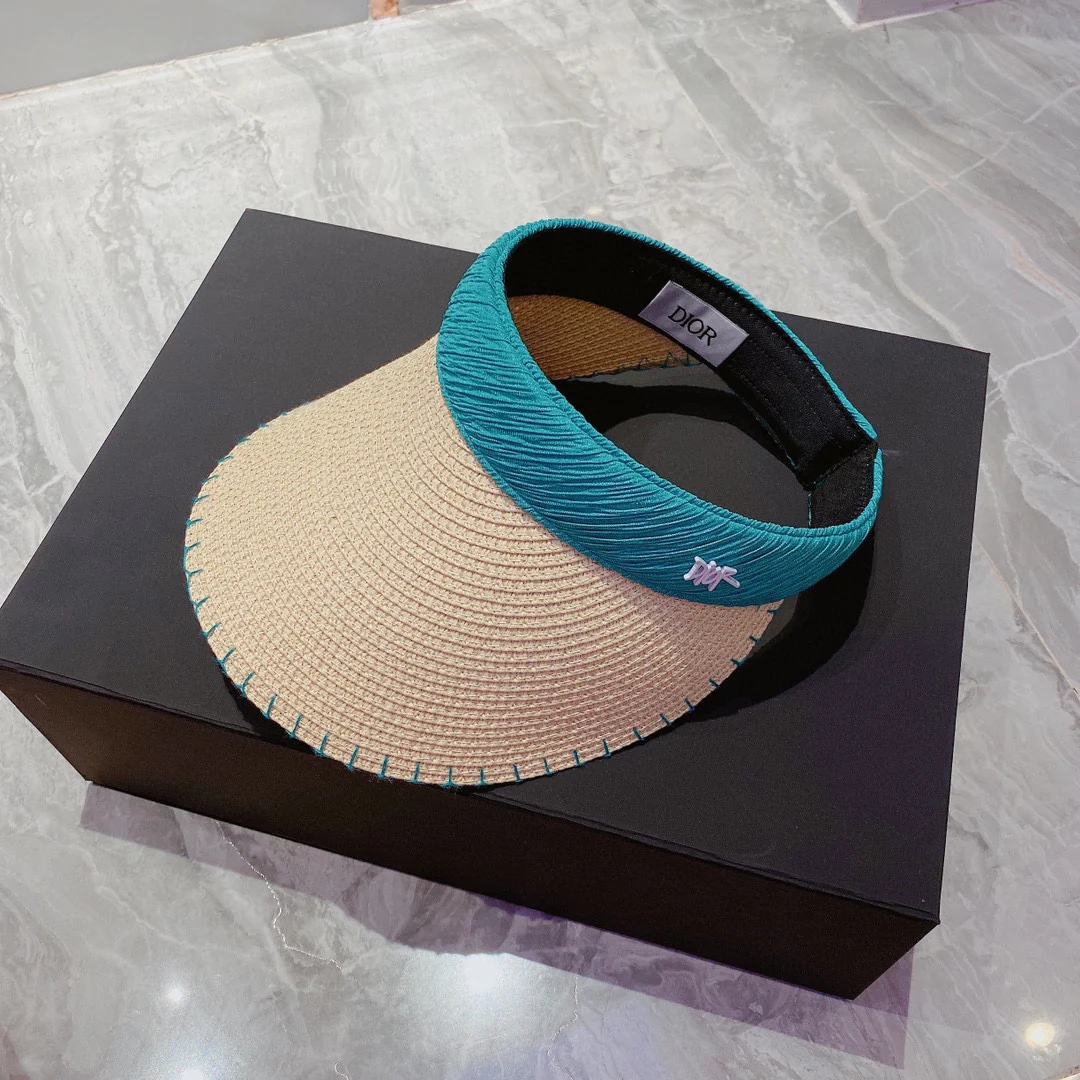 Dior - Солнцезащитный козырек с открытым верхом в виде повязки на голову