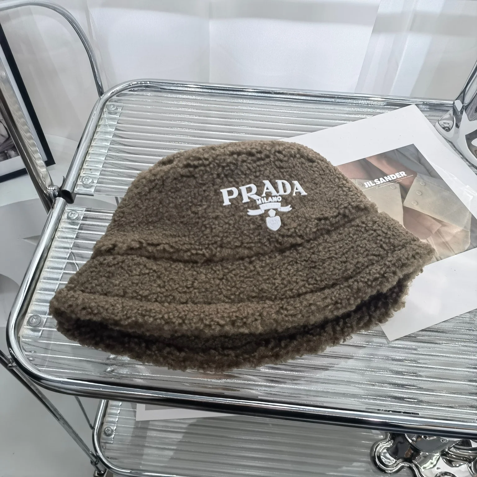 Prada - Рыбацкая шляпа из овечьей шерсти - 1