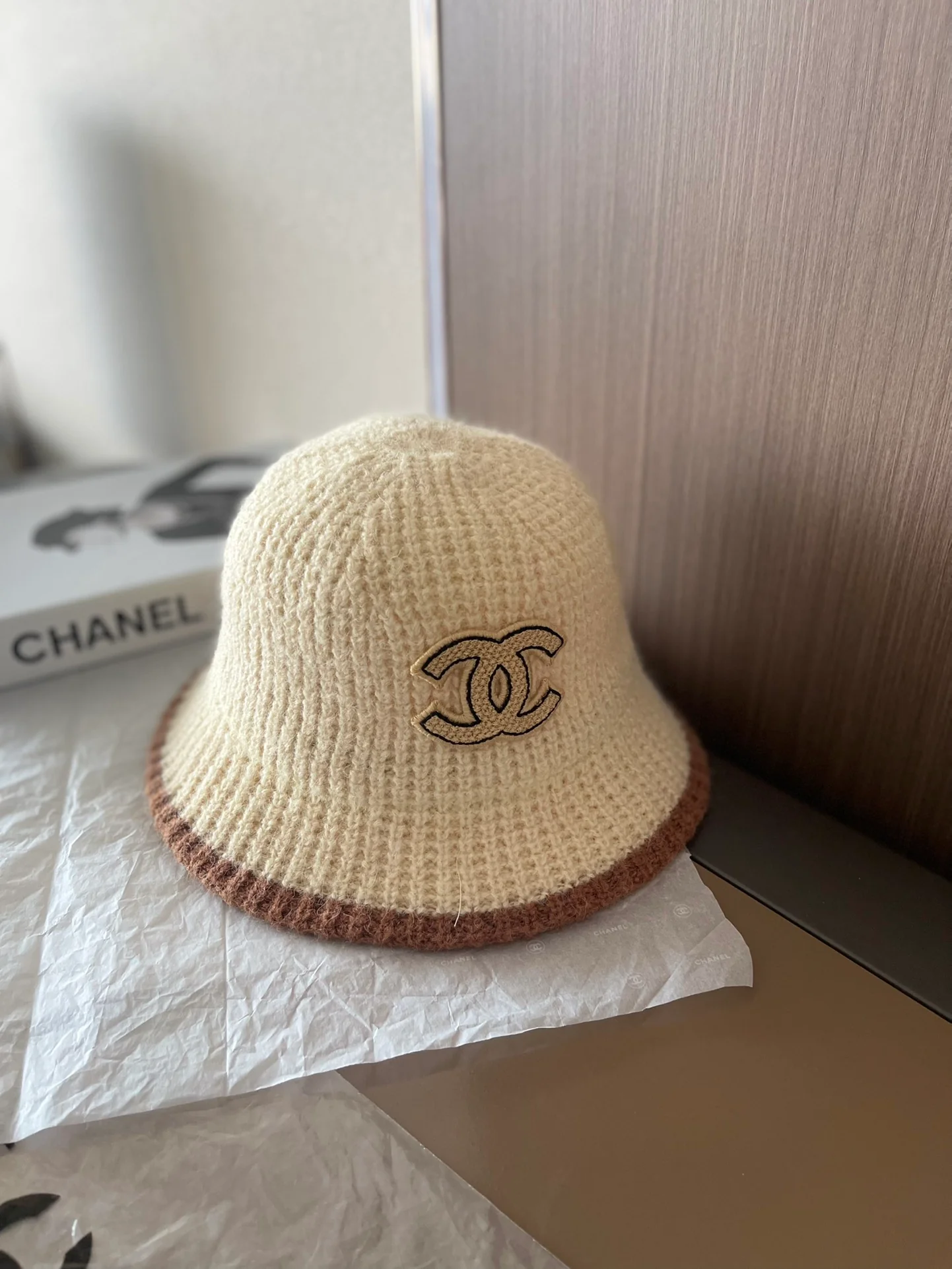 Chanel - Шерстяная панама - Белая