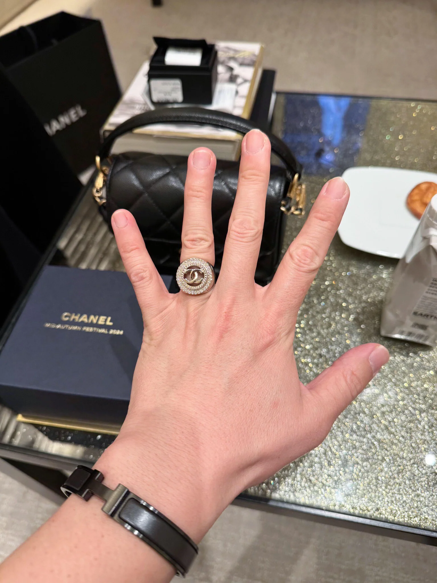 Кольцо Chanel 046