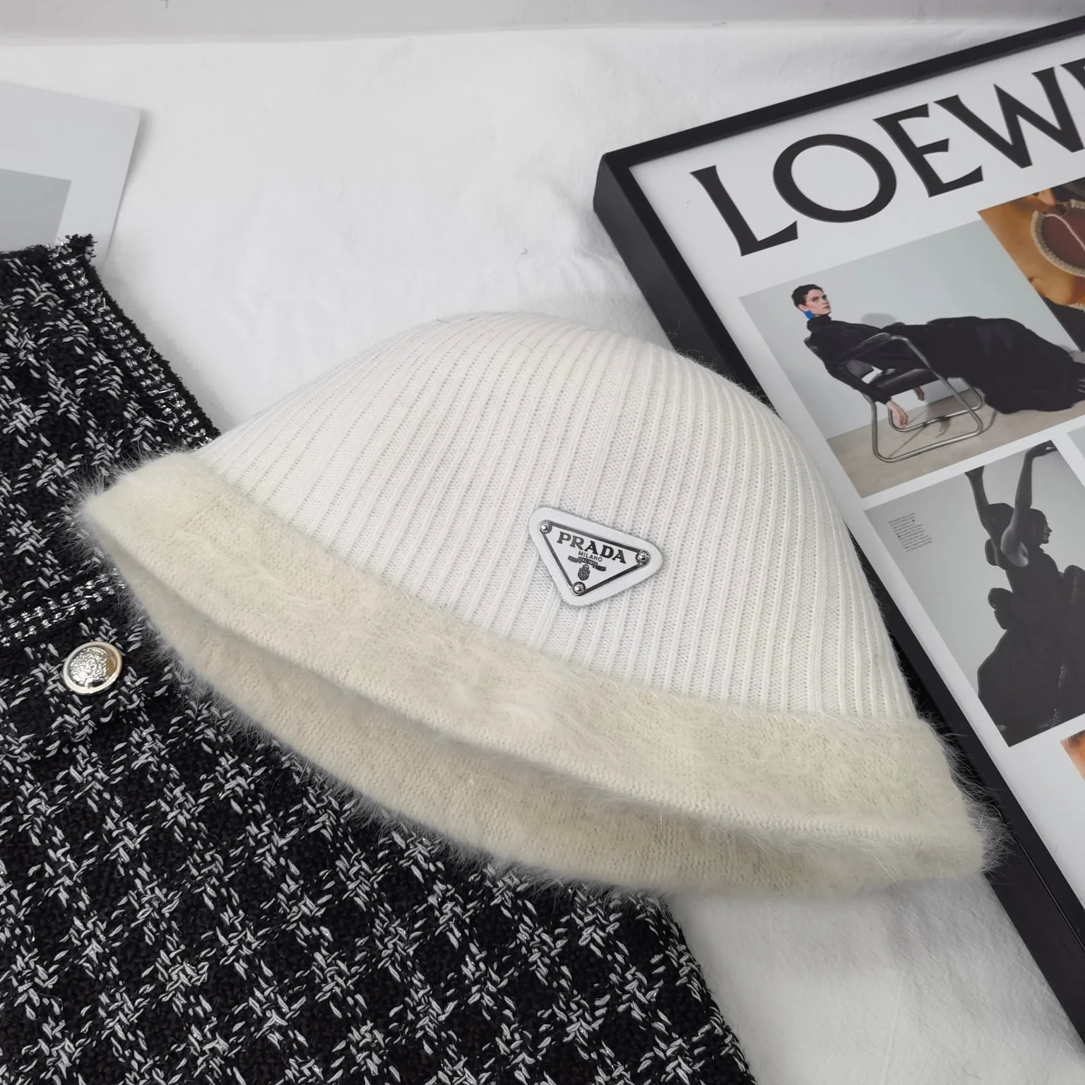 Двусторонняя рыбацкая шляпа Prada