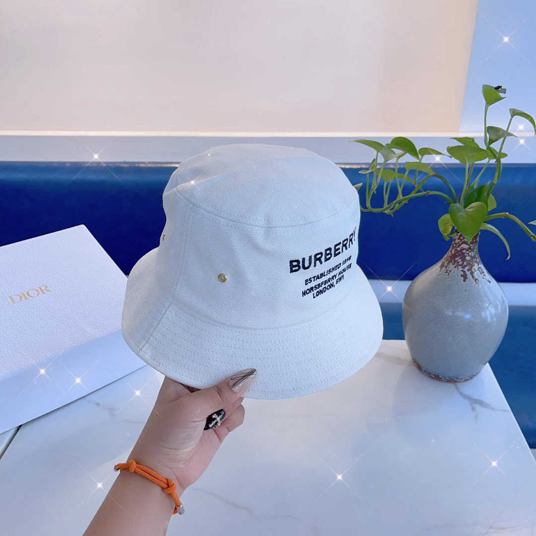 Burberry - Новая уникальная рыбацкая шляпа из хлопчатобумажной парусины