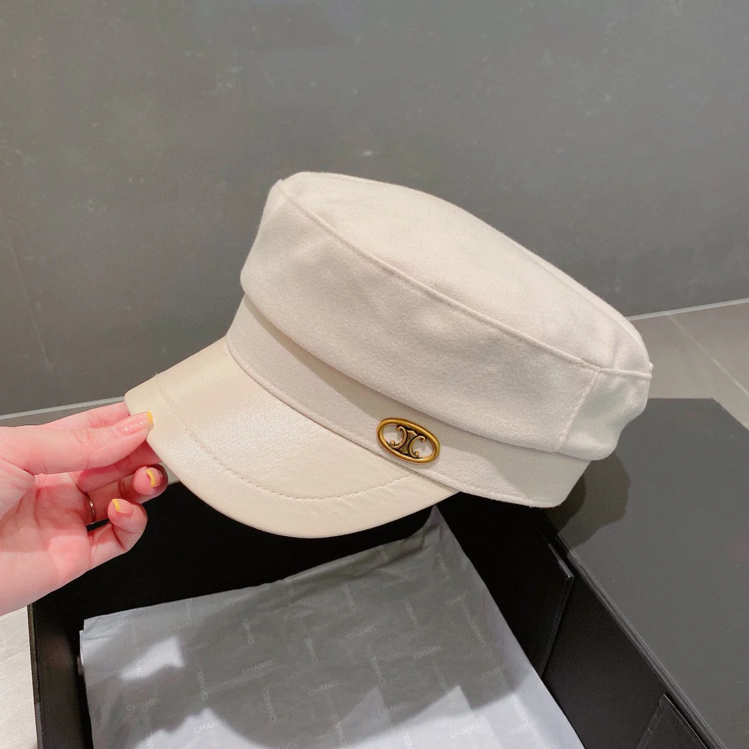 Celine - Бейсболка - Белая