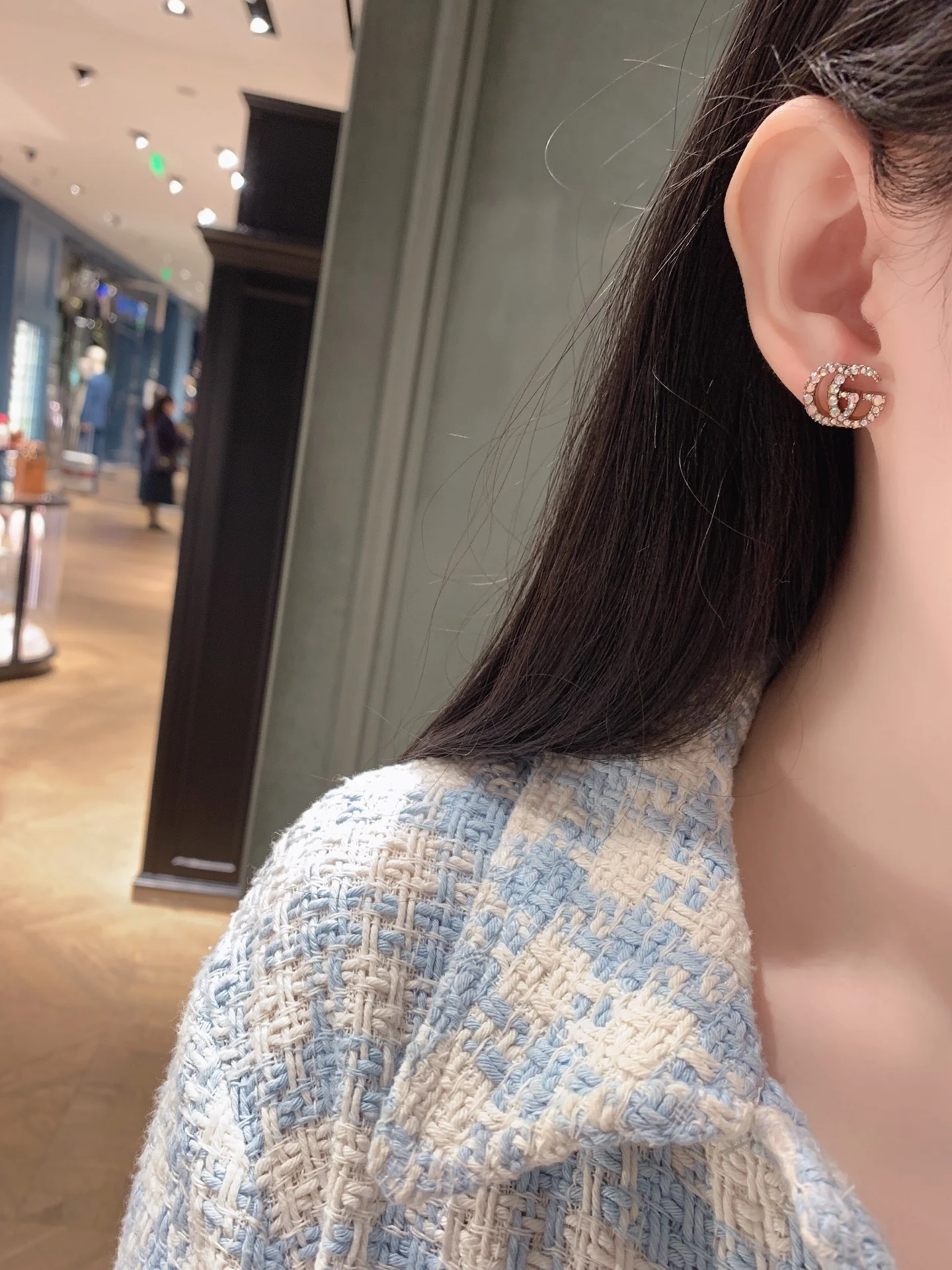 Серьги Gucci 011