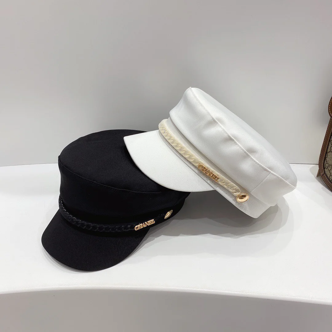 Chanel - Военная кепка - Черная