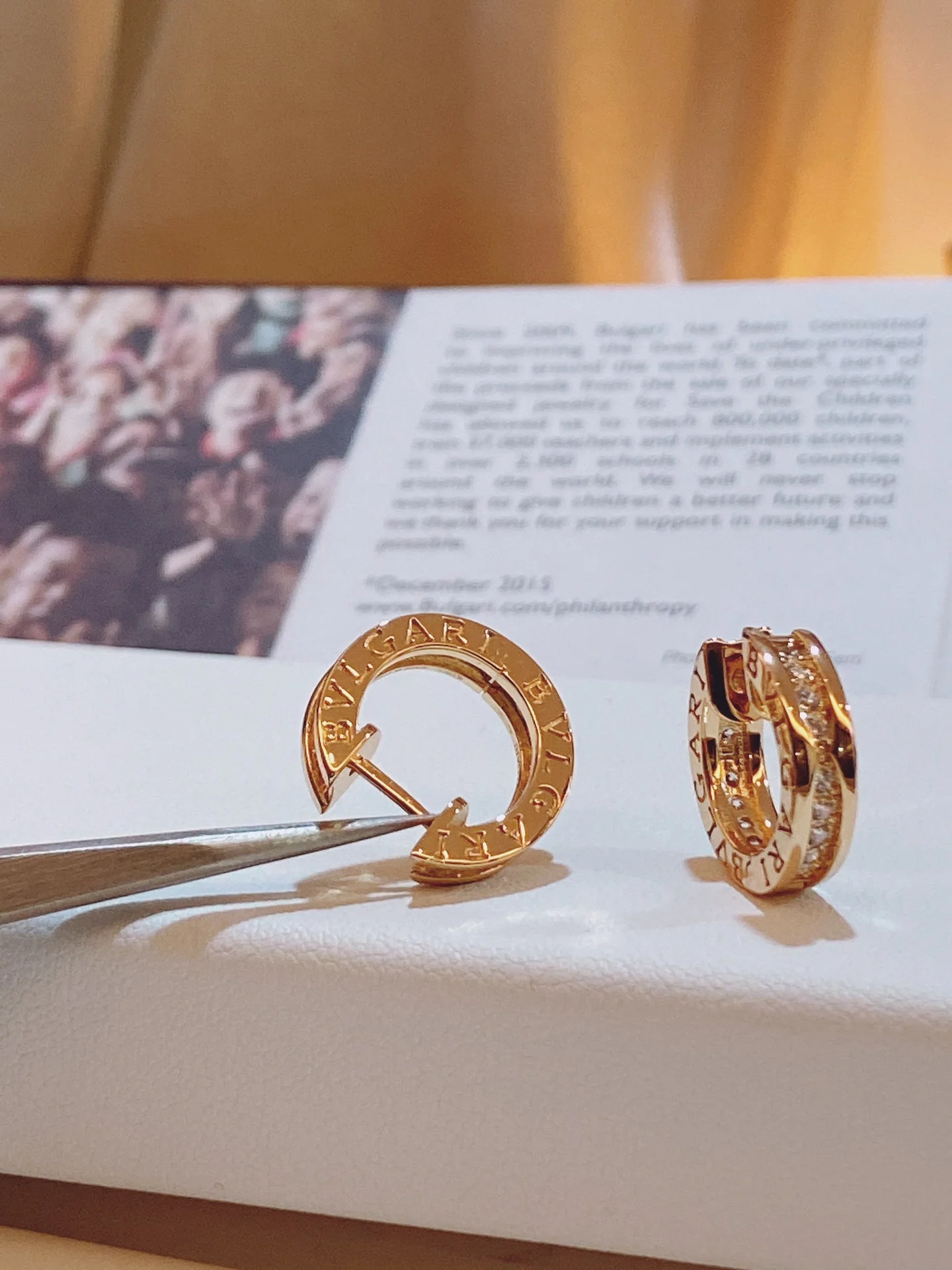 Серьги Bvlgari 022