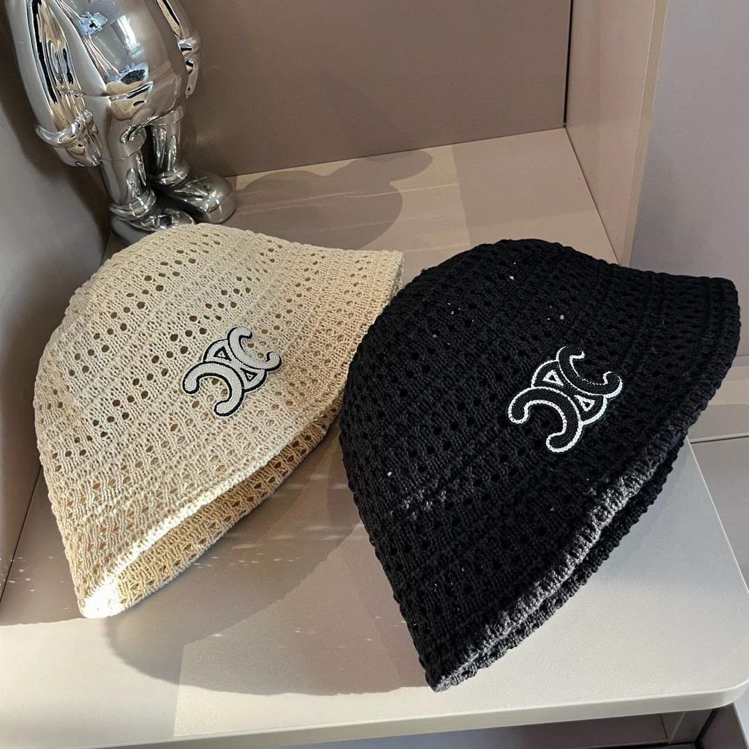 Celine - Новая вязаная панама - Бежевая