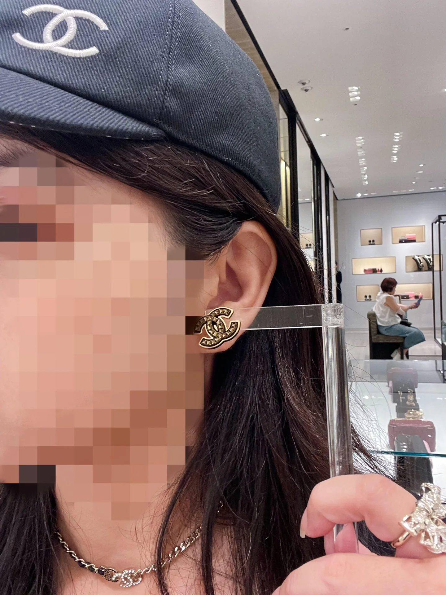 Серьги Chanel 964