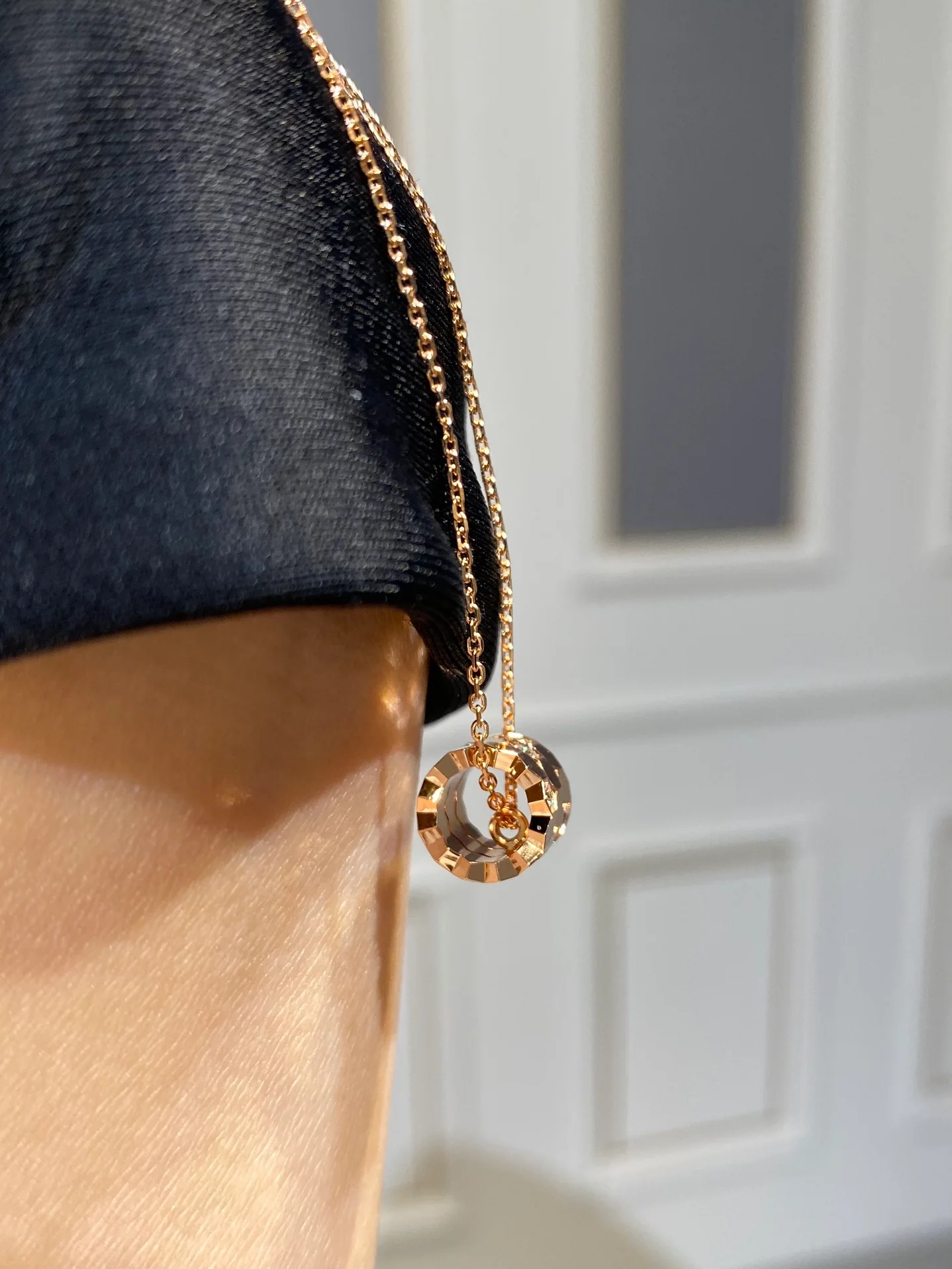 Chaumet - Шестиугольная форма - Соты - Ожерелье