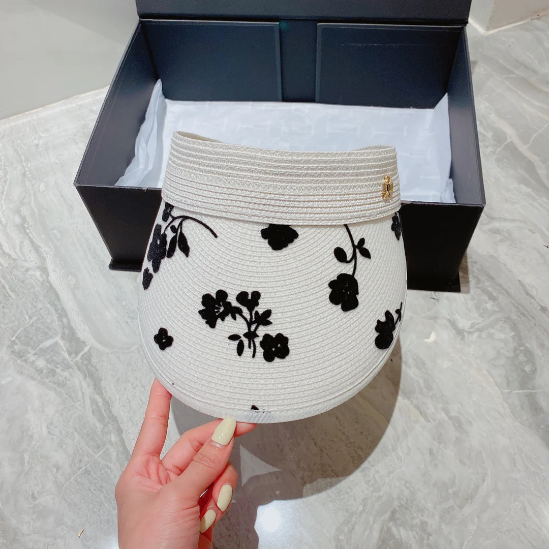 Солнцезащитная шляпа Chanel - Парик с открытым верхом - 1