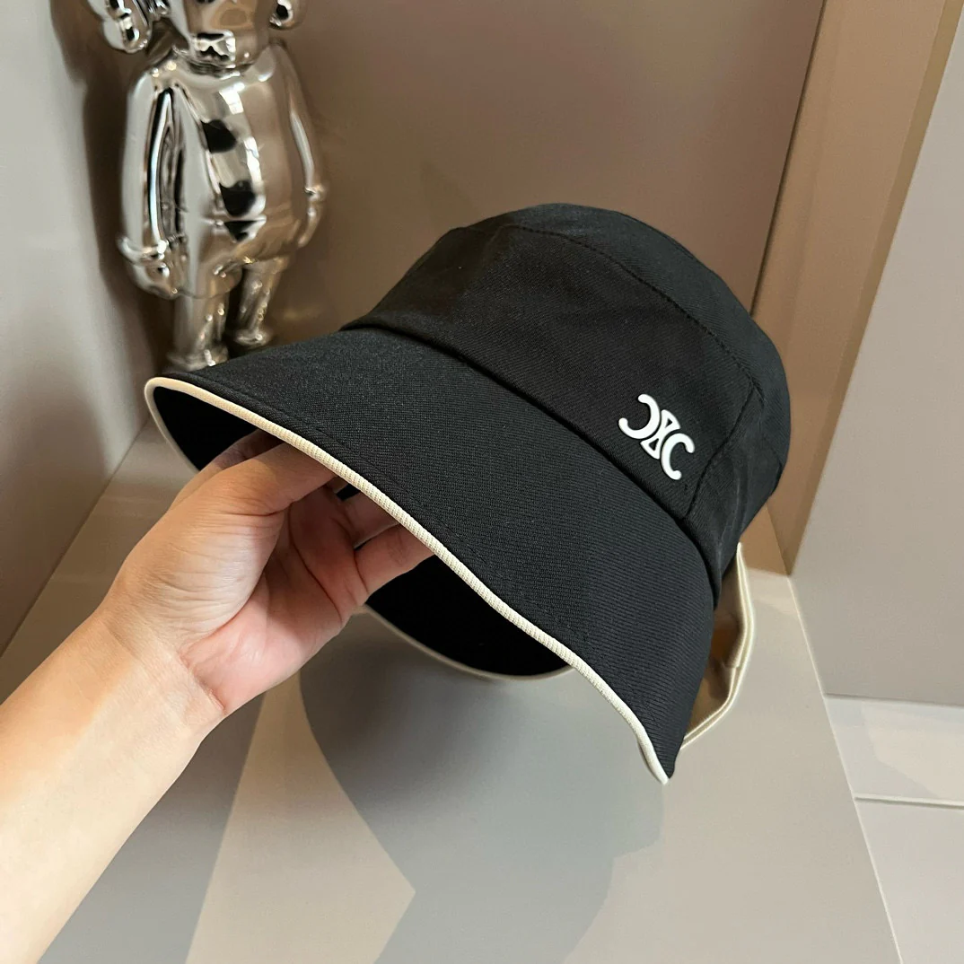 Панама Celine с бабочкой - черная