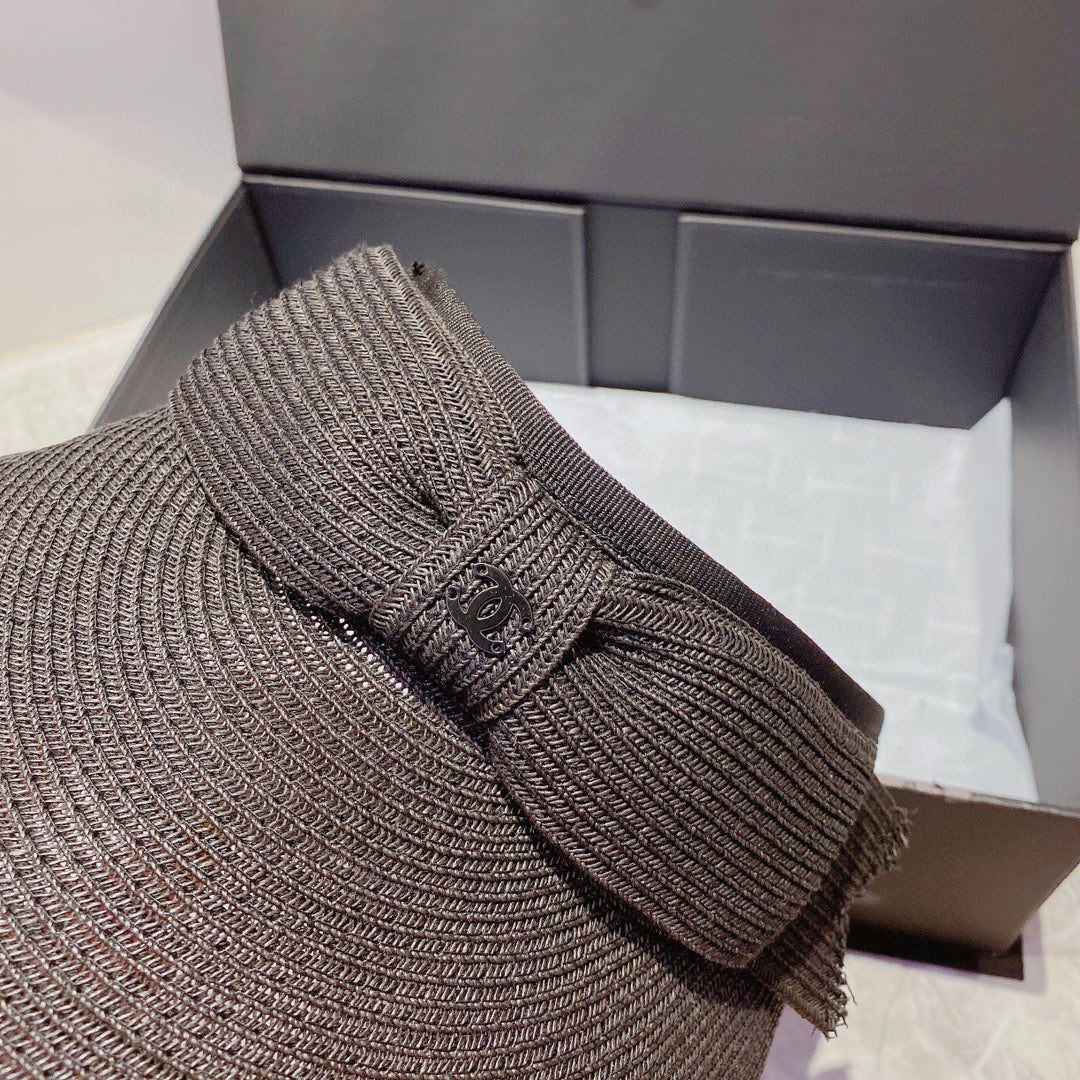 Солнцезащитная шляпа Chanel - Парик с открытым верхом - Черный - 2