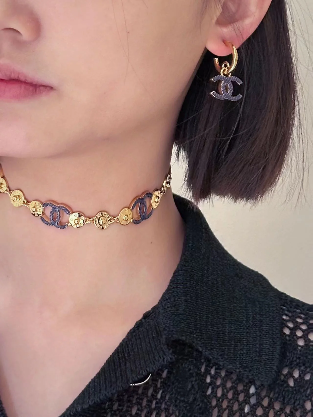 Серьги Chanel 091-1