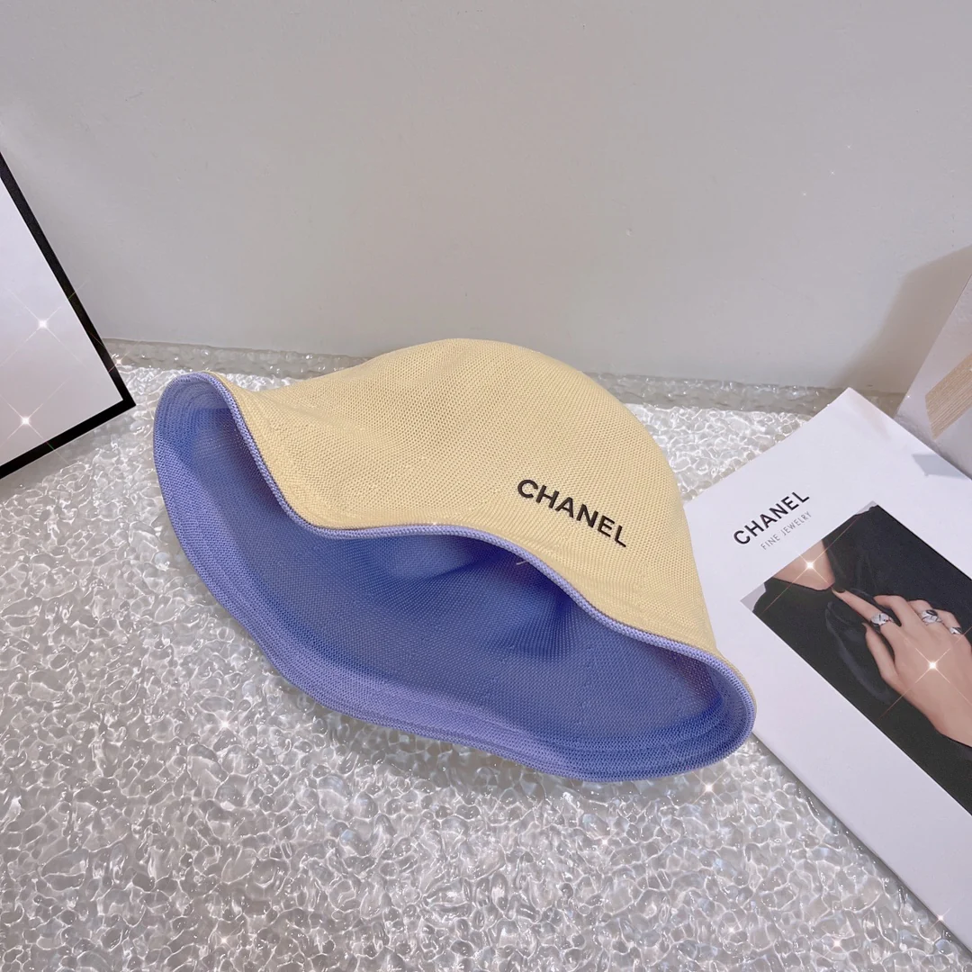 Chanel - Двусторонняя рыбацкая шляпа - Можно носить с обеих сторон - 1