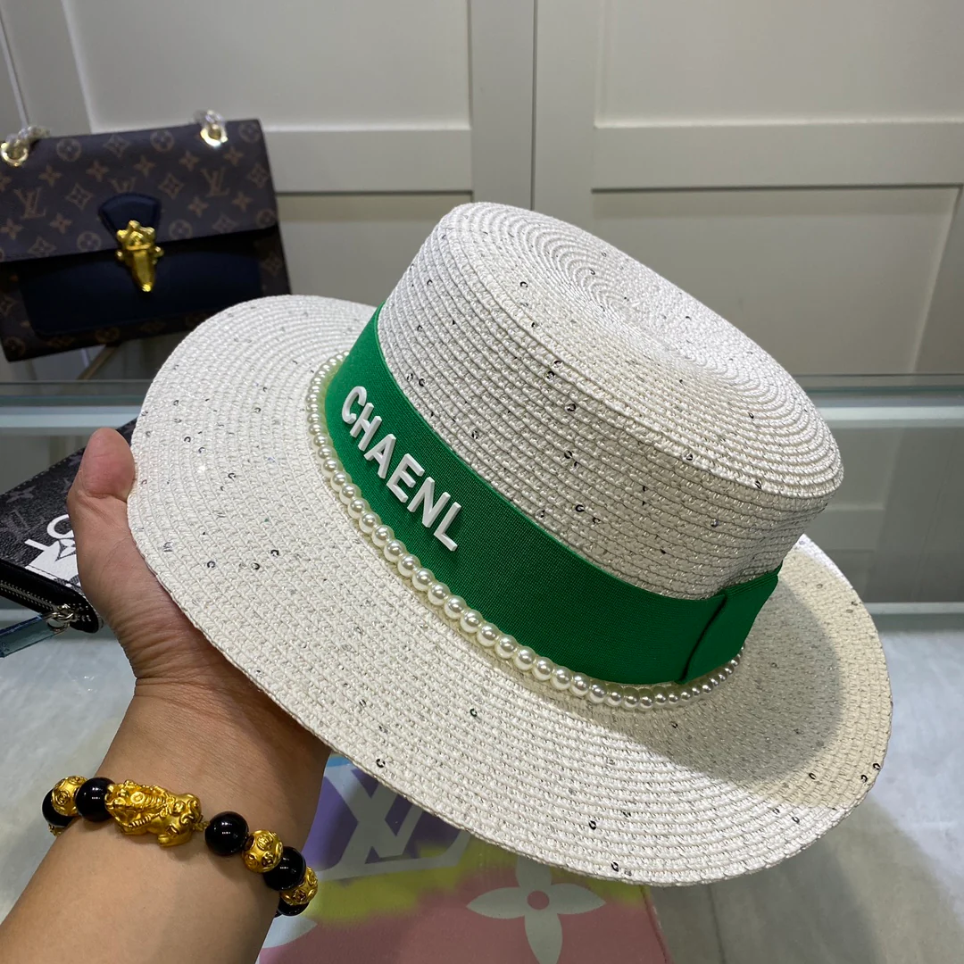 Новая соломенная шляпа Chanel 2022 года - 1