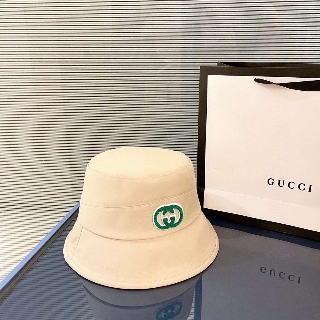 Gucci - Простая рыбацкая шляпа с неровной строчкой