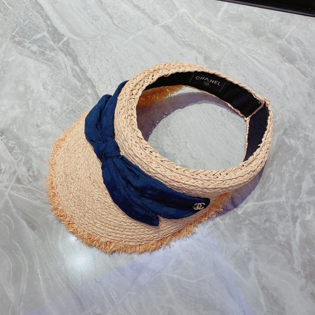 Солнцезащитная шляпа Chanel - Открытый жилет - Синий