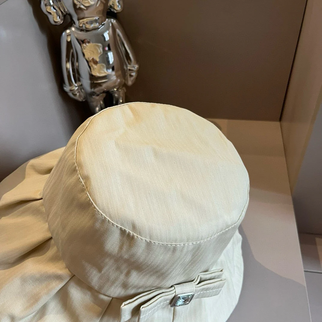 Miu Miu - Рыбацкая шляпа с солнцезащитным козырьком - Бежевый