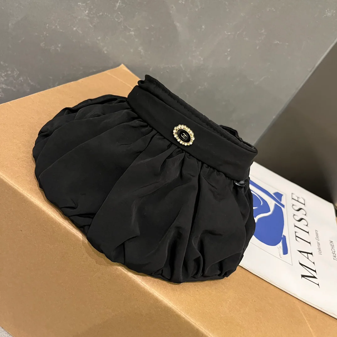 Chanel - Открытый жилет - Солнцезащитная шляпа - Черный