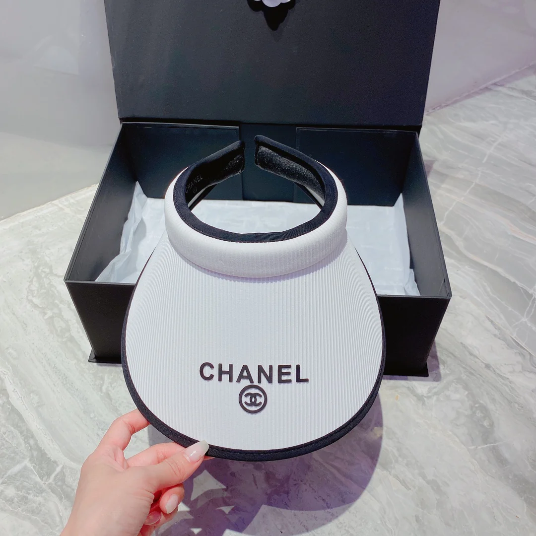 Солнцезащитная шляпа Chanel с открытым верхом - 6