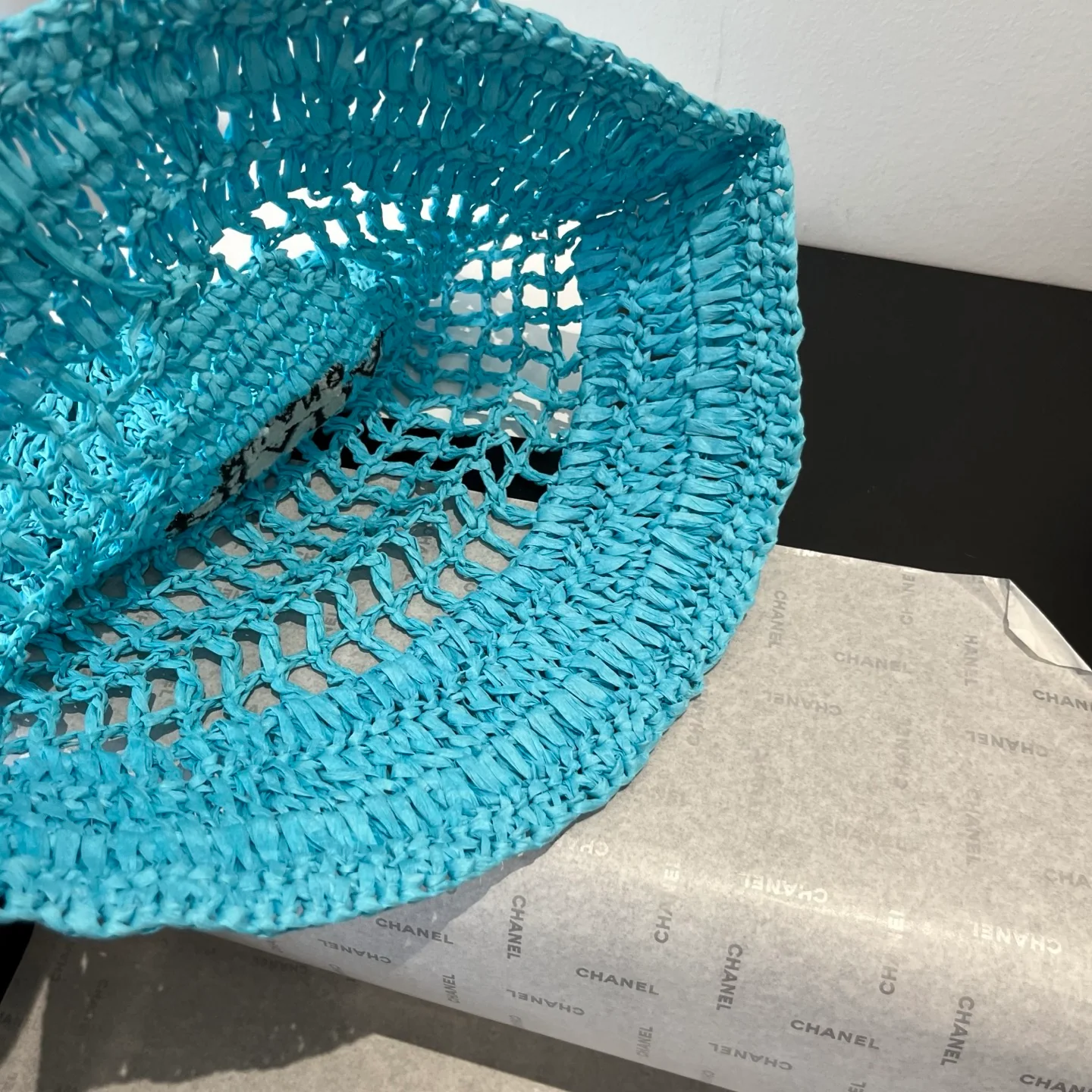 Prada - Ажурная рыбацкая шляпа - Синяя