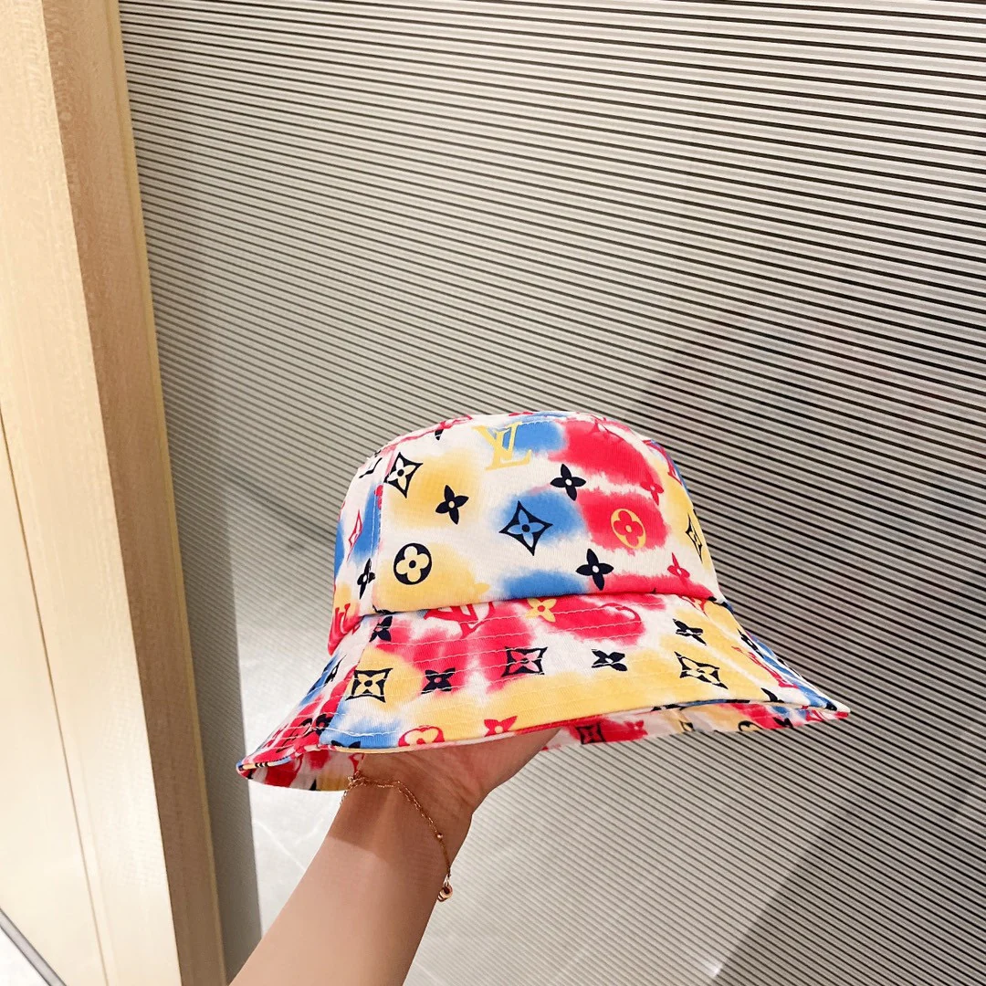 Летняя рыбацкая шляпа LV - такая же, как в бутике - 5 цветов - 1