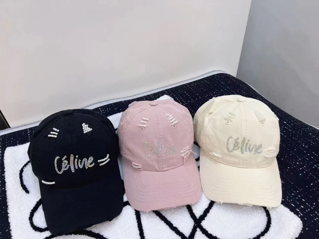 Celine - Новая прочная бейсболка с перламутровым принтом