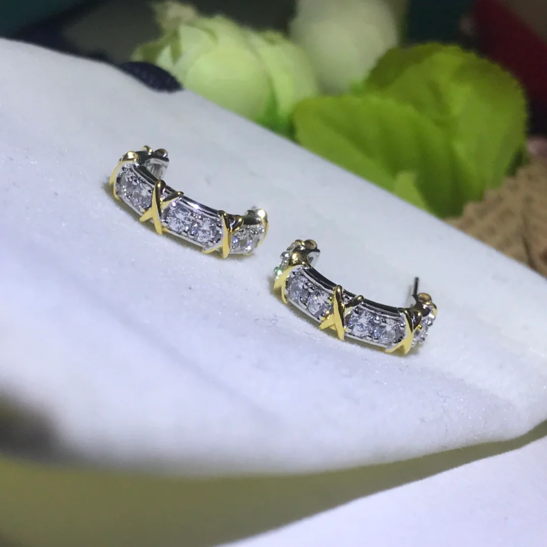 Серьги Tiffany - Пусеты - 4 шт.