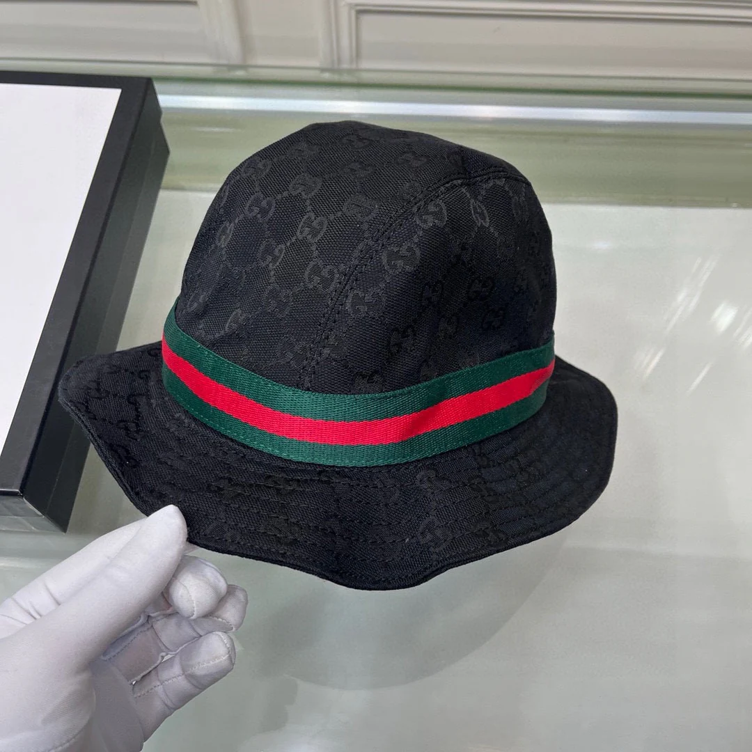 Панама Gucci Classic Webbing Bucket Hat - conk3