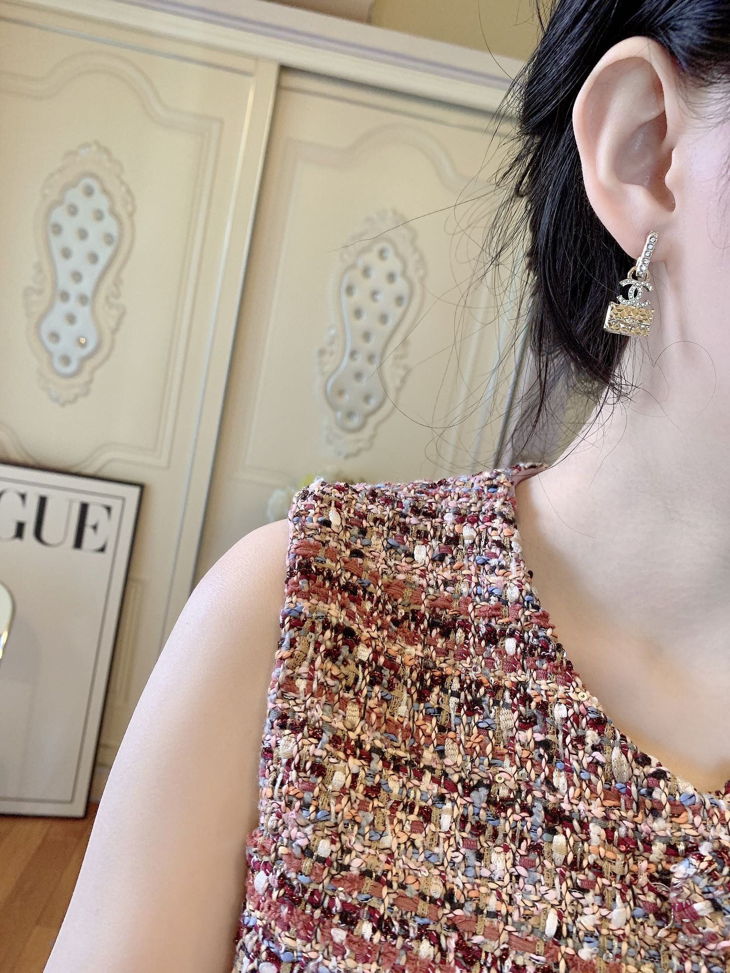 Серьги Chanel 801