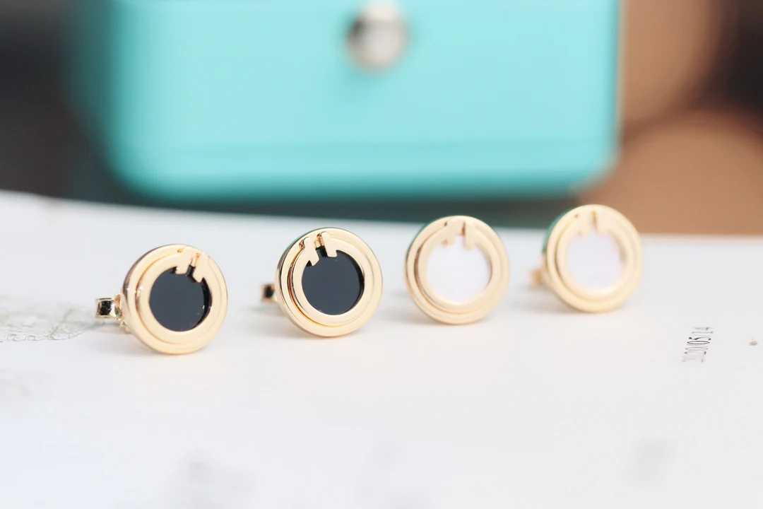 Серьги Tiffany - застежки-гвоздики - 1 шт.