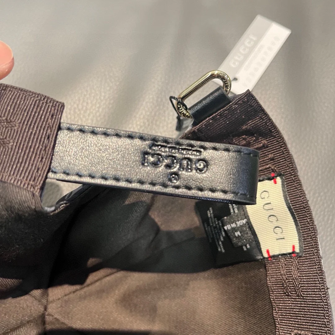 Gucci - Новая бейсболка из парусины с двойной буквой G - Черная