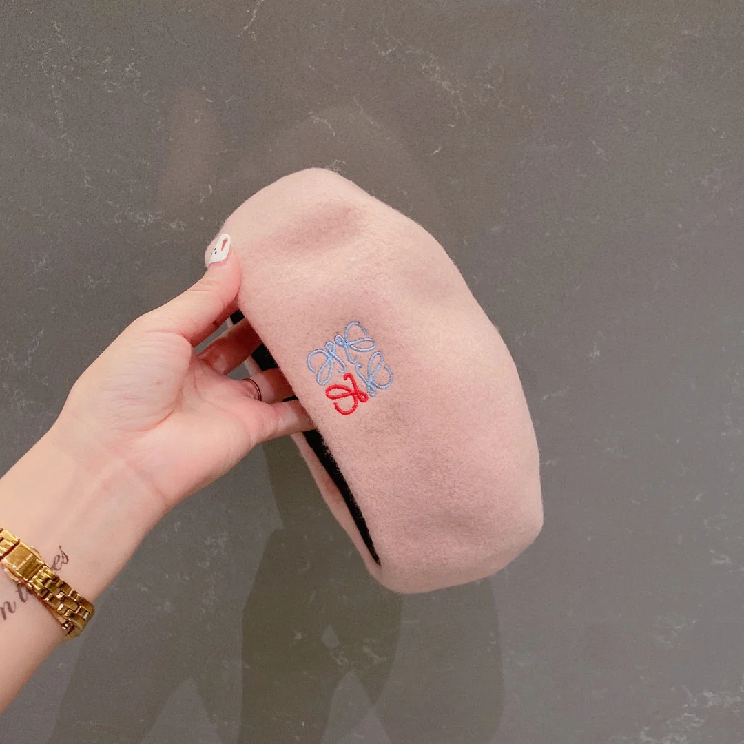 Лолвей - Шерстяной берет - Розовый