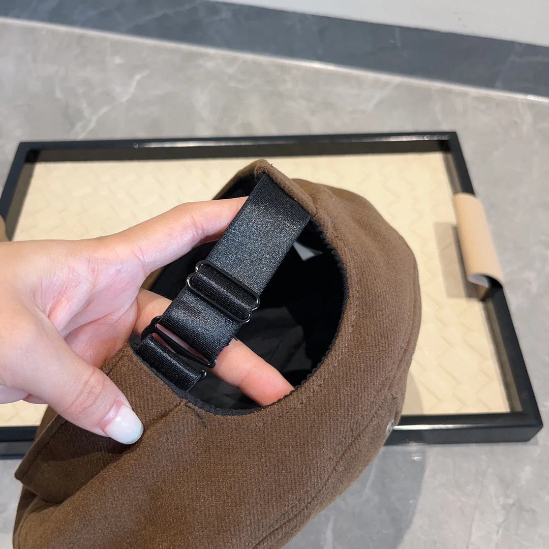 Chanel - Осенне-зимний модный берет - Кофейно-коричневый