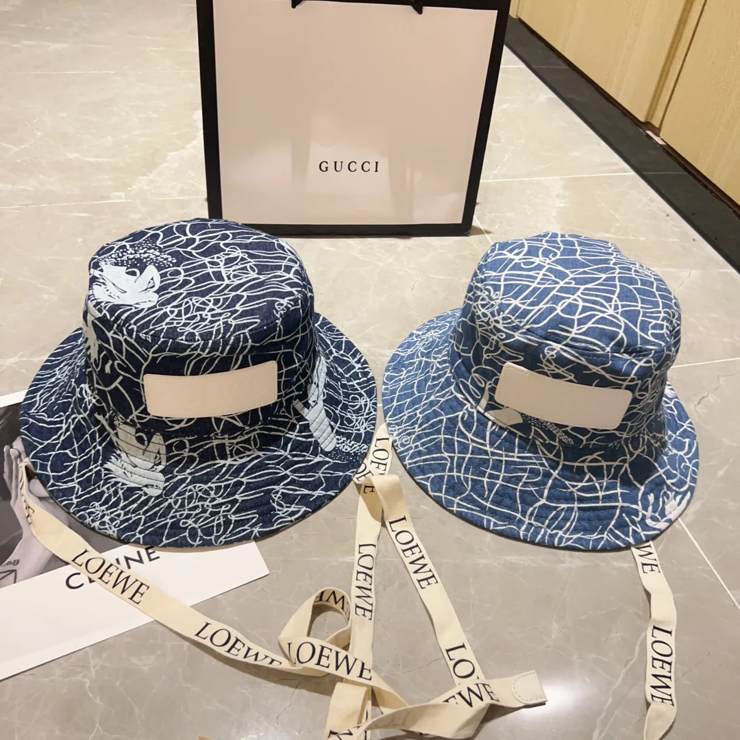 Lolwei - Новинка весны/лета 2023 - Джинсовая панама - Темный цвет