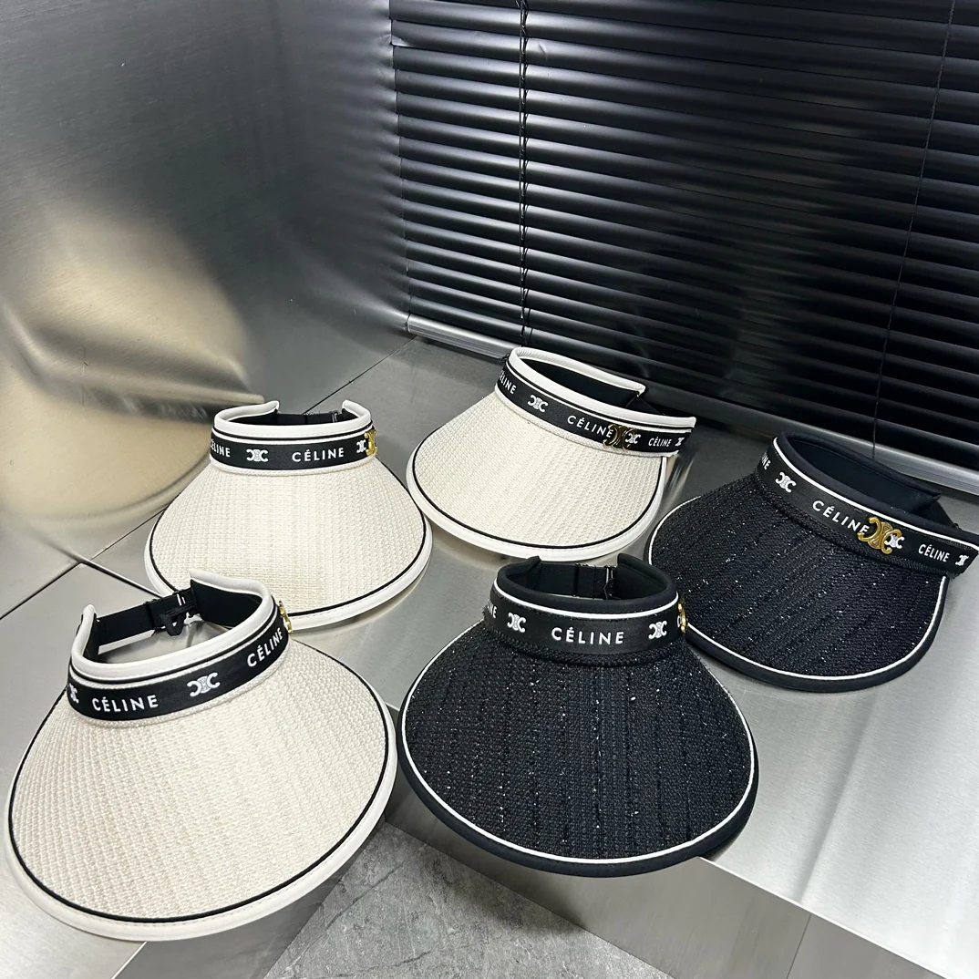 Новая летняя шляпа Celine с блестками 2024 года