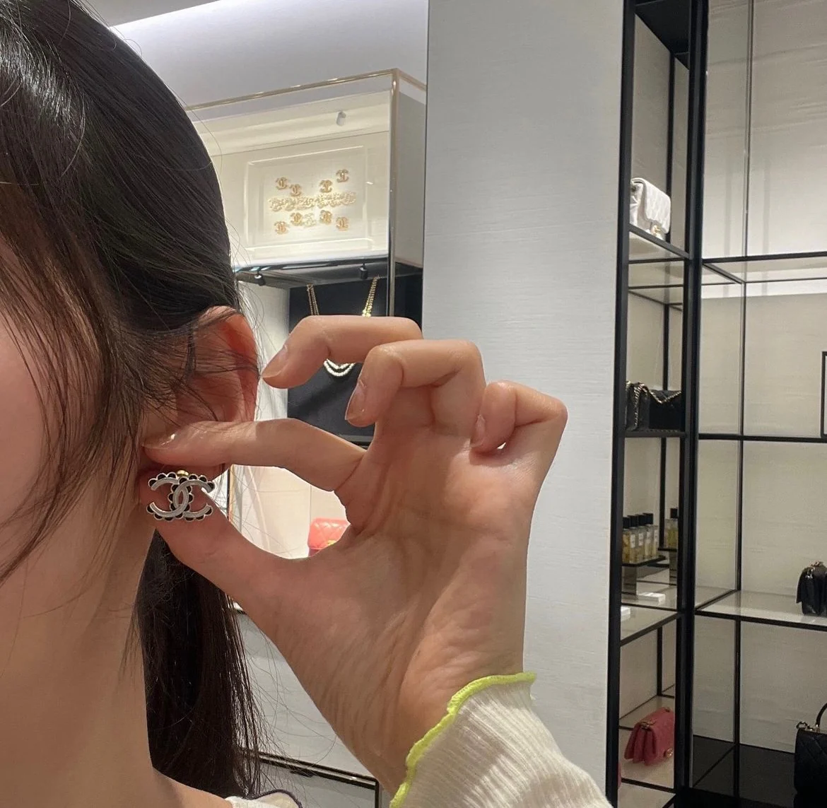 Серьги Chanel 1114