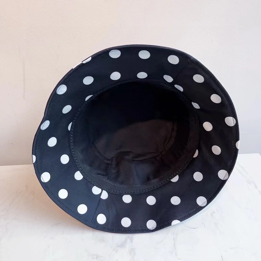 Miu Miu - Новая панама в горошек - Черная