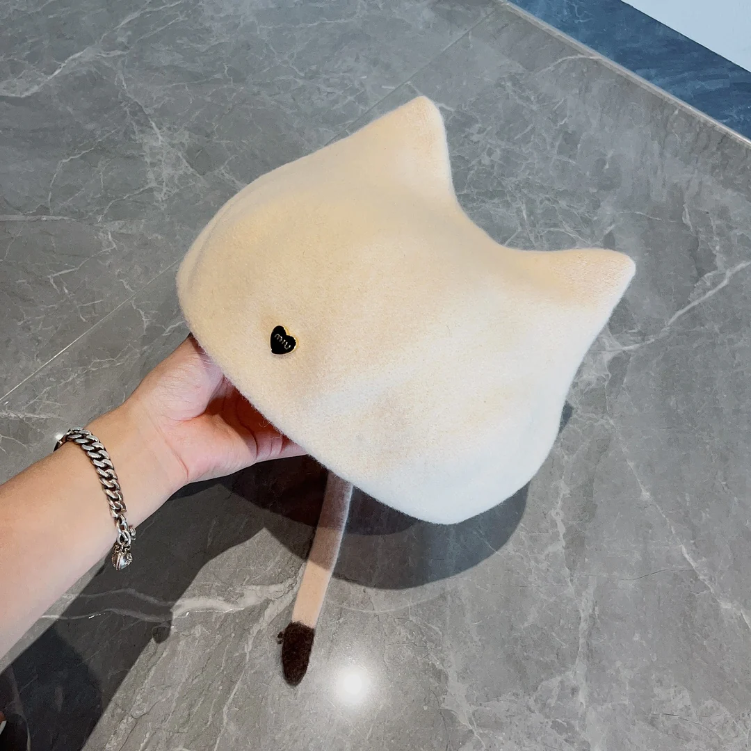 Miu Miu - Осенне-зимний новый шерстяной берет 