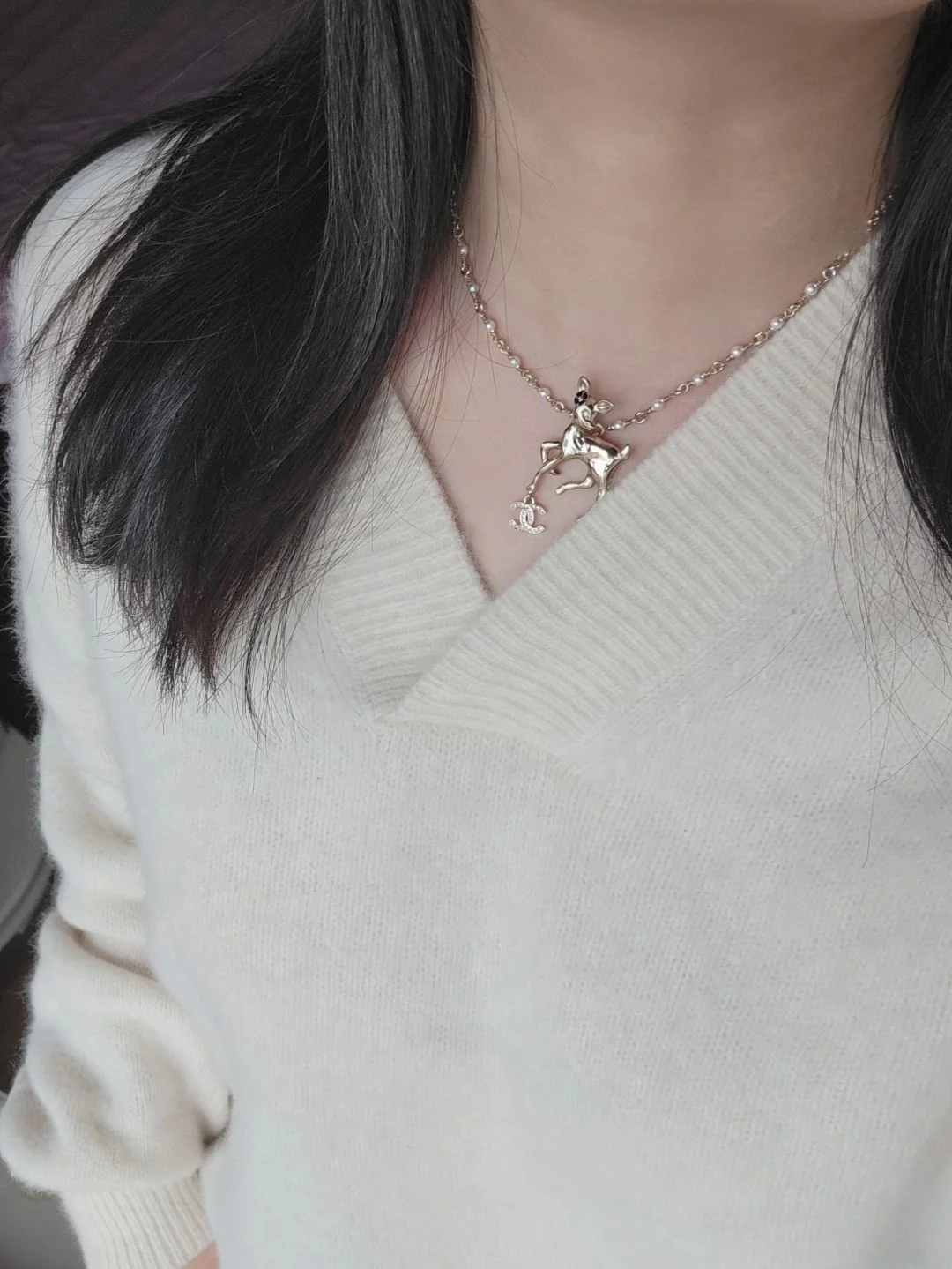 Chanel - 25 пенсов, жемчужное ожерелье 