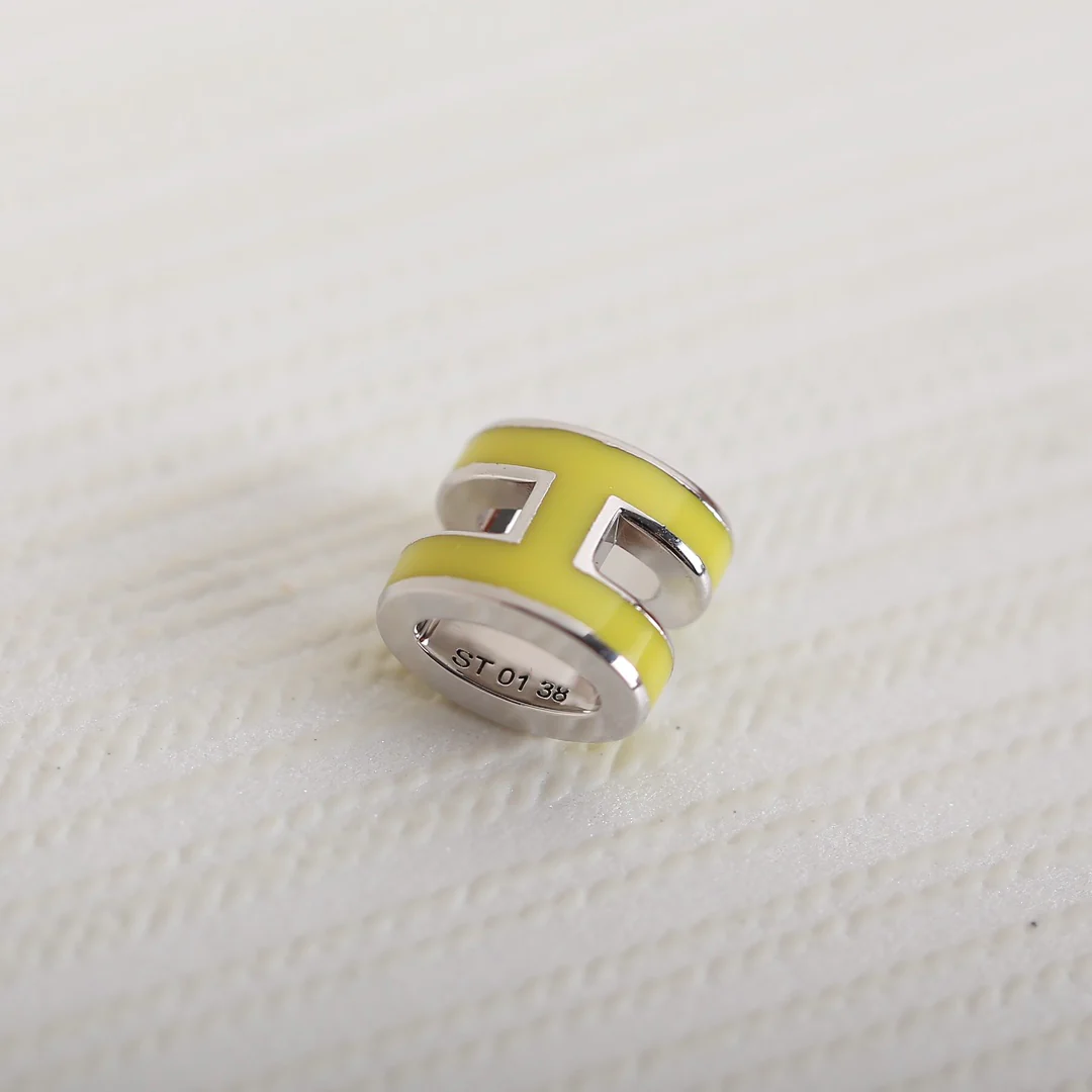 Hermes - Новое эмалированное колье H-образной формы 005