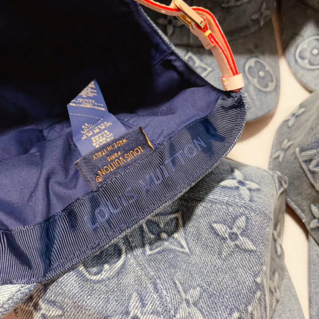 LV - Новая джинсовая бейсболка в стиле ретро