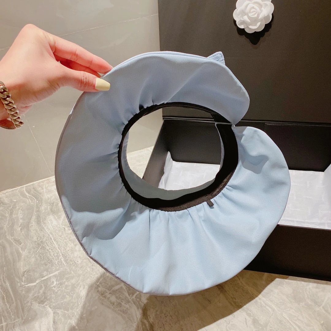 Солнцезащитная шляпа Chanel - Парик с открытым верхом - 6