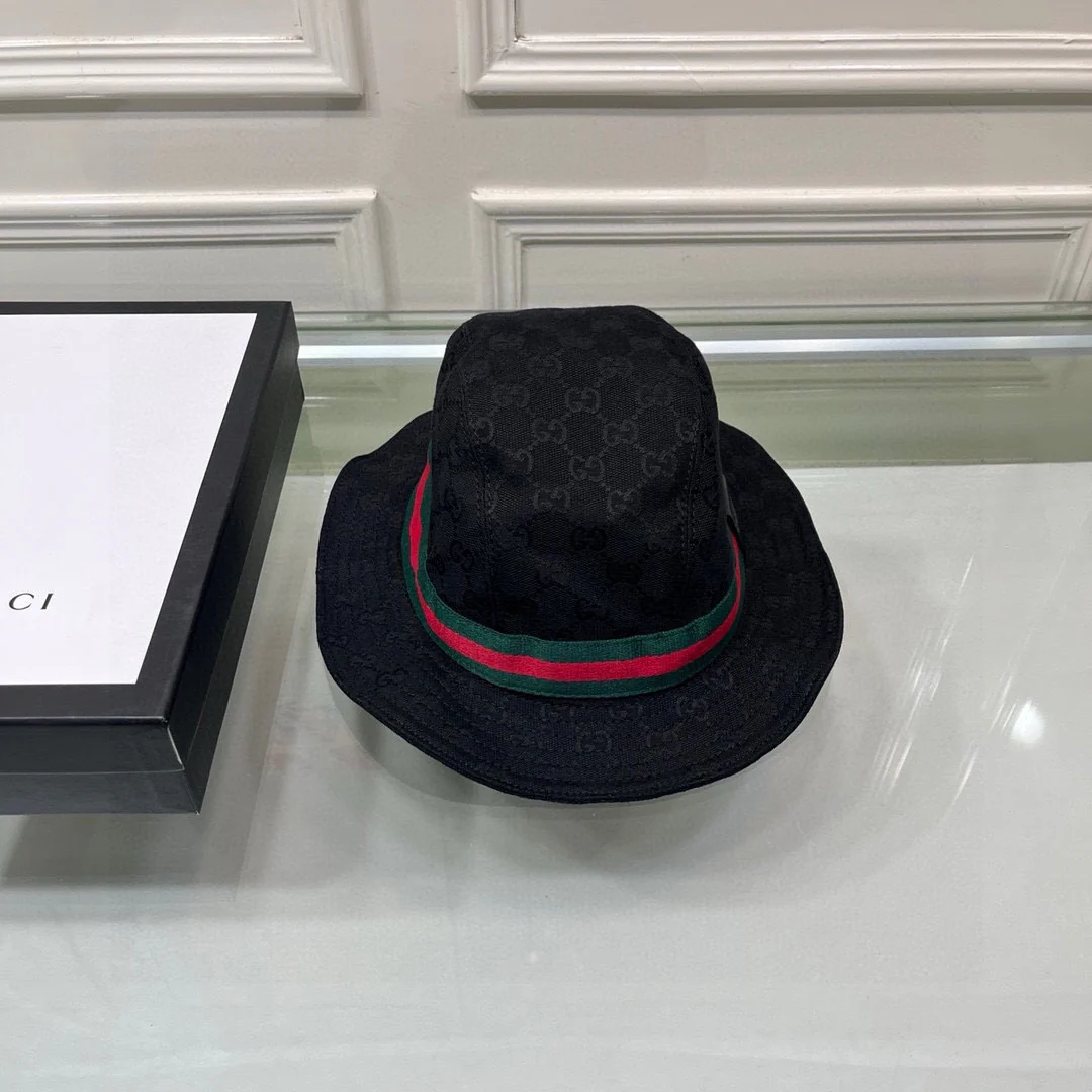Панама Gucci Classic Webbing Bucket Hat - conk3